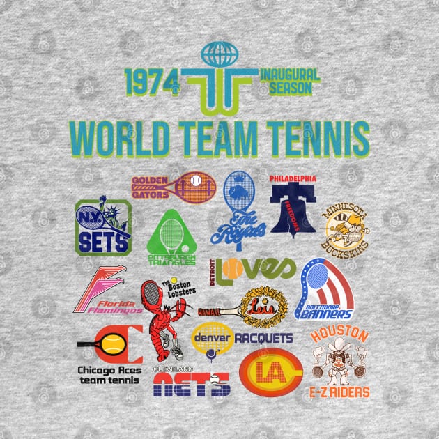 1974 Inaugural Season Defunct Team Tennis by darklordpug